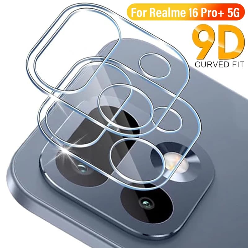 Protezioni per Fotocamera Posteriore HD Trasparenti per Realme 16 Pro+ 5G, Pellicole in Vetro Temperato per Lenti Posteriori Realme 16 Pro+