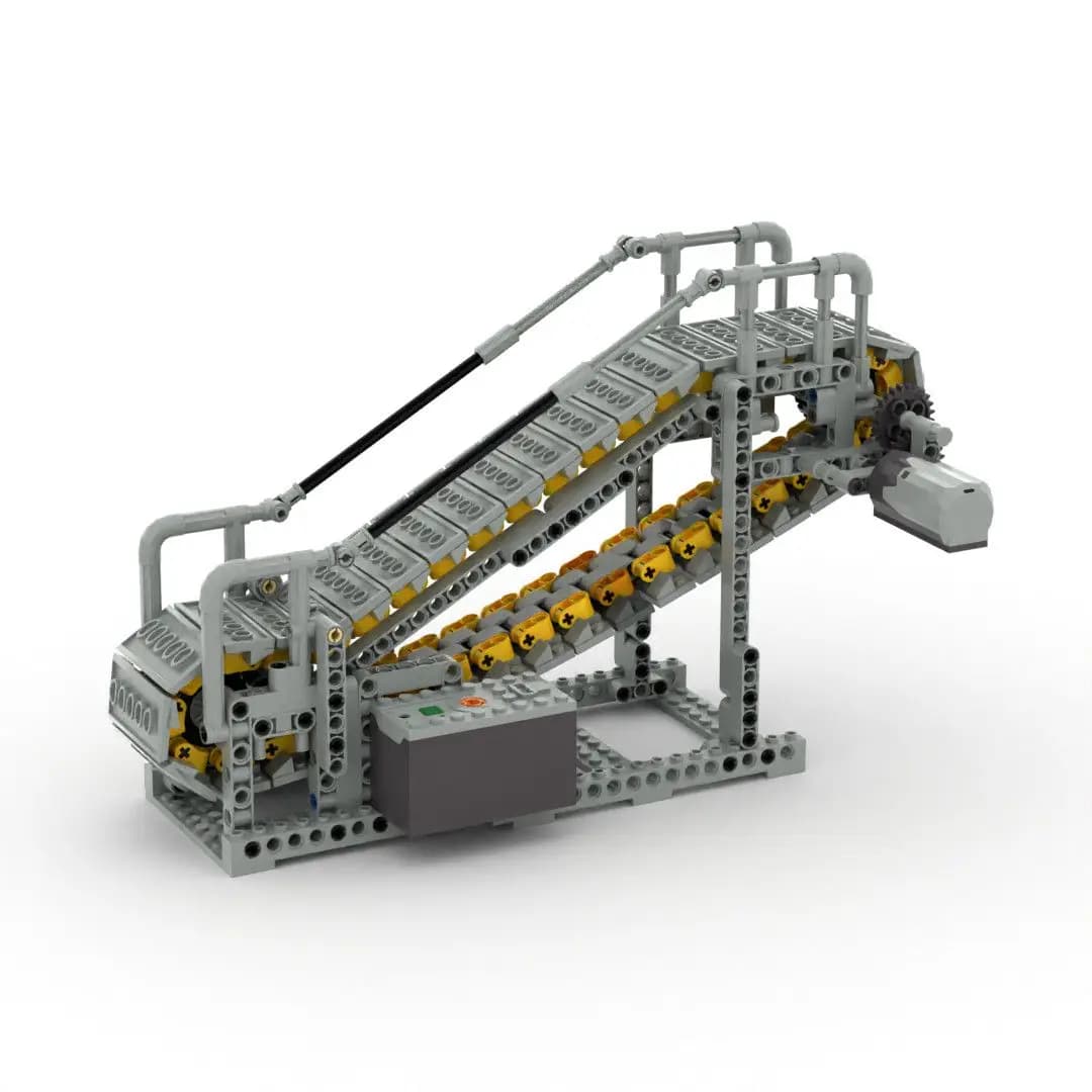 Blocchi da Costruzione Elettrici per l'Ingegneria Meccanica Domestica, Gruppo Tecnologico Educativo, Assemblaggio di Scale Mobili Elettriche GBC