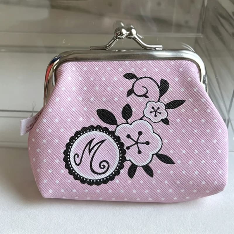 Cartoon Lady Anime Girl Character Cosplay Bag Wallet Coin Purse Kawaii PU Printing Portable Bag Accessory Ornament Prop