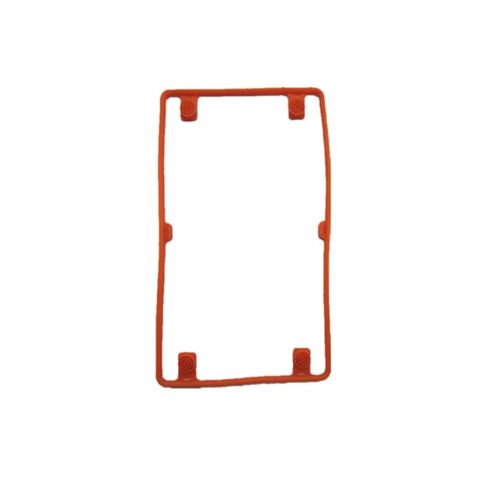 Guarnizione grembiuli impermeabili morbidi arancioni da 2 pezzi per Motorola GM3188 GM3688 Accessori per walkie-talkie per radio mobile