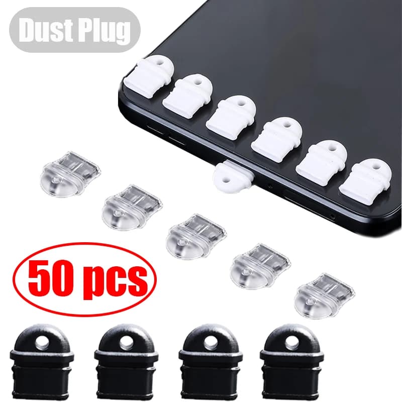 Refill door protection with anti-dust plug type C Silicone cover with anti-dust plug for Samsung smartphone accessories Huawei Xiaomi