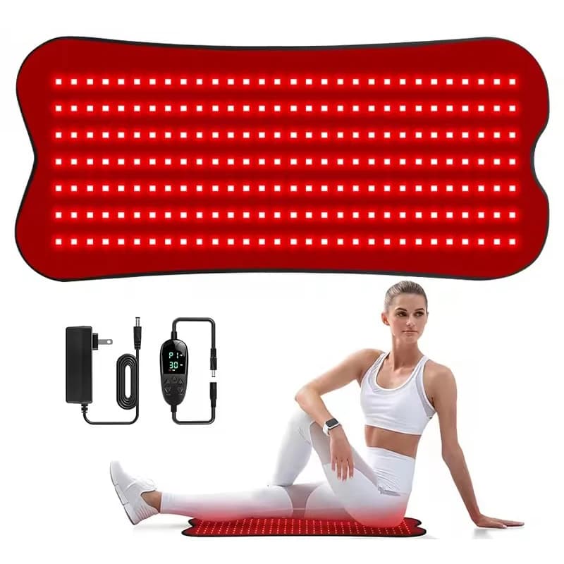 210 LED Rosso Terapia Della Luce A Infrarossi Pad Dispositivi di Bellezza Per Il Viso, Corpo Schiena Ginocchio Mani Piedi Sollievo Portatile 660nm 850nm Heat Pad