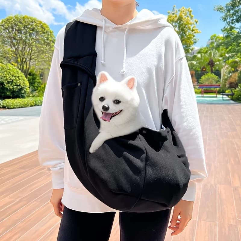 Borsa a Tracolla per Trasporto Animali Domestici, Borsa da Viaggio per Gatti da Esterno per Animali Fino a 7,5 kg/16,53 libbre