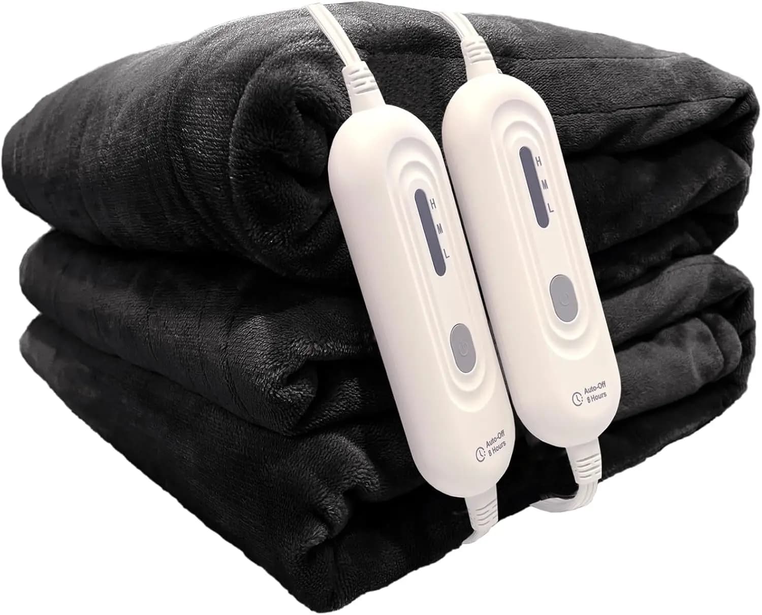 Coperta Riscaldata King Size con Doppio Controllo, 3 Livelli di Calore, Spegnimento Automatico, Certificata ETL, Morbido Flanella