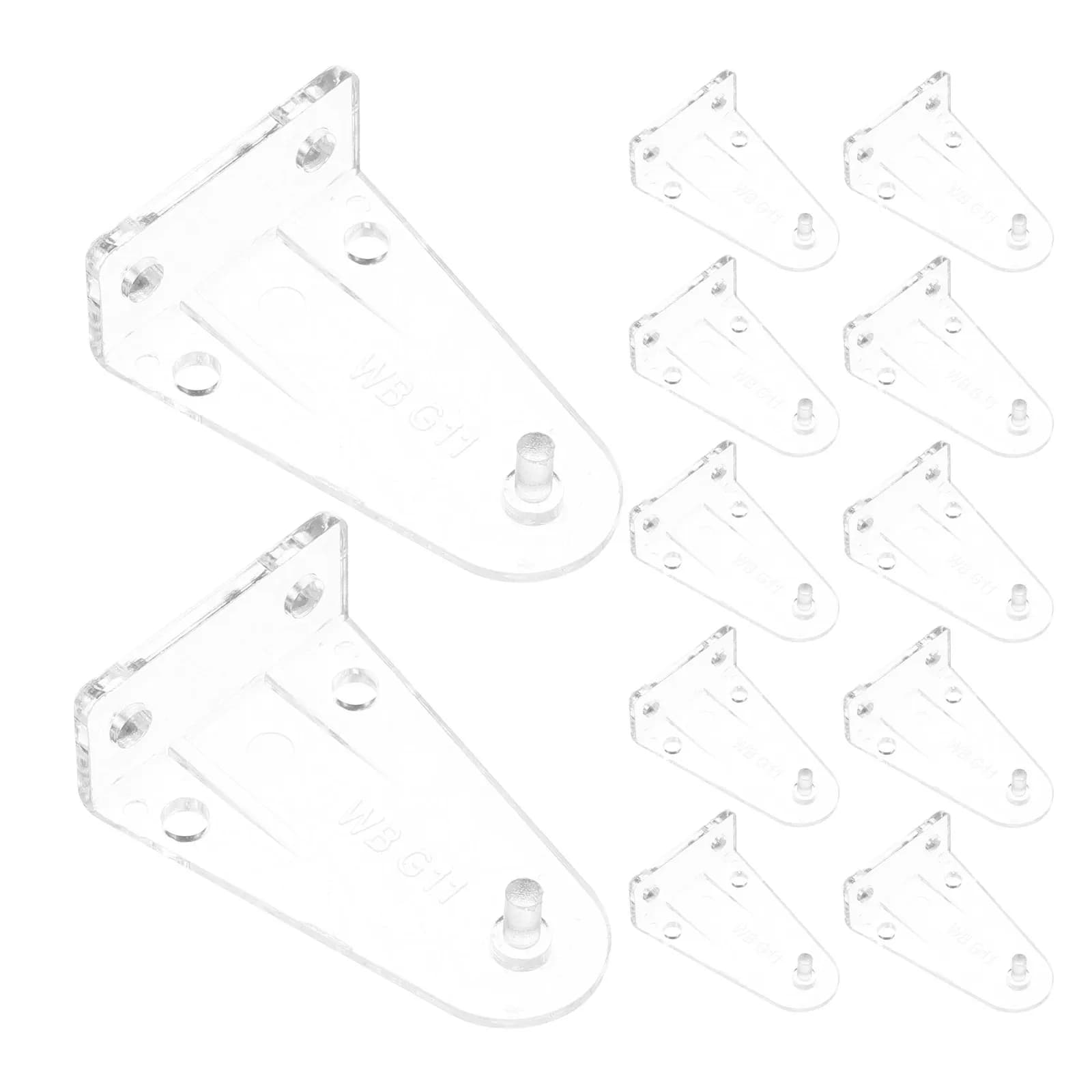 14Pcs Clear Blind Bracket Holder Replacement Blind Fixing Support Clips for 2 Inch Horizontal Blinds Curtains Doors Light
