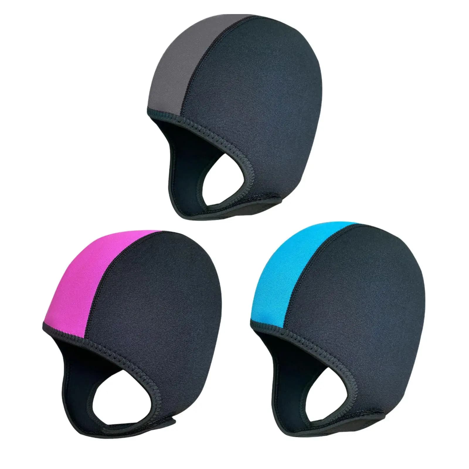 3mm Underwater diving cap with Underwater Strap, Surf Hat for Rafting, Canoe, Water Sports, Sailing and Snorkeling