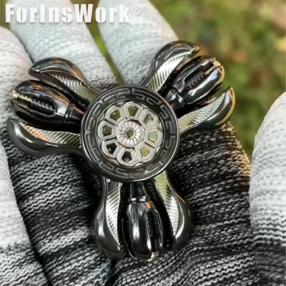 CHIMAGO EDC DESIGN Ruota di Preghiera Fidget Spinner Armatura-apertura Top Fidgets Giocattoli Spinner a Mano Magnetico Giroscopio Spinner