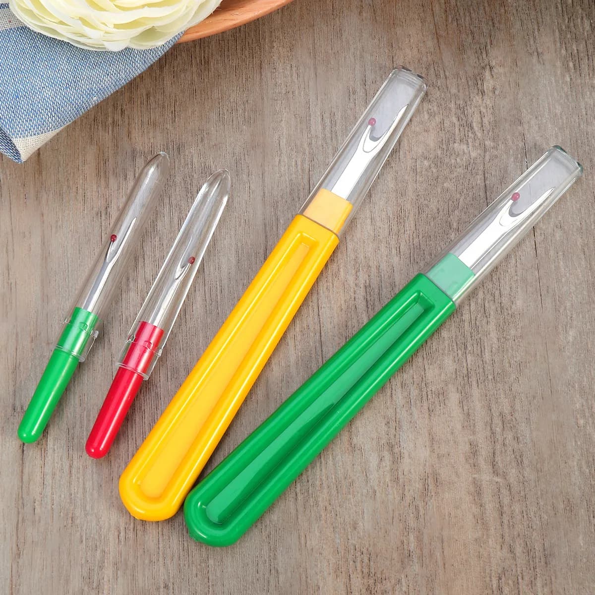 4Pcs Seam Ripper Kit Large Small Unpicker Sewing Tool Thread Cutter Stitch Remover Set Sewing Tool Seam Ripper Set