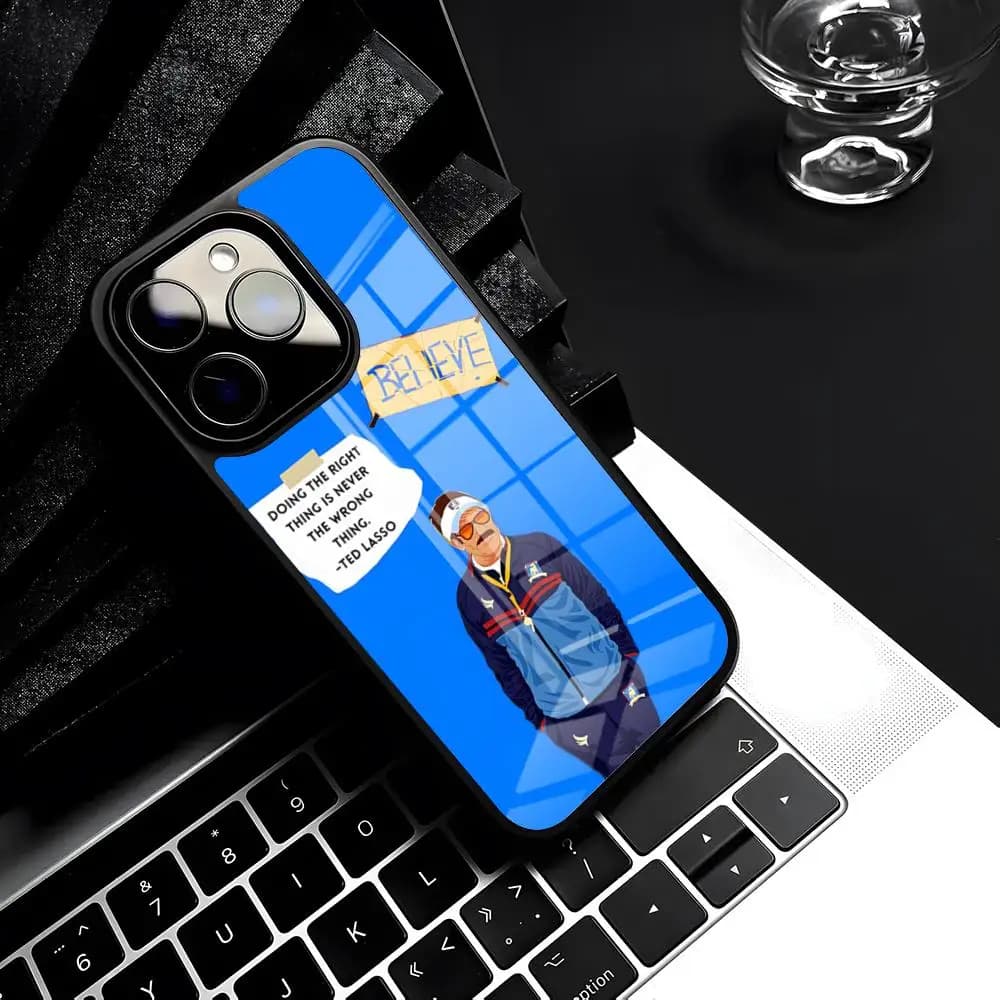 Ted Lasso Believe Phone Case For IPhone 18 Pro Max 17 Pro 16 15 14 Plus 12 13 Mini Shockproof Glass Cover