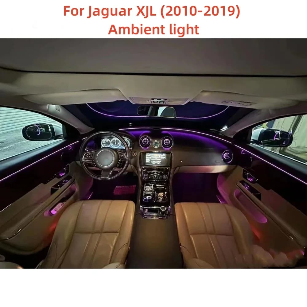 For Jaguar XJL XJ 2010-2019 Atmosphere Light Dynamic Environmental Light Turbine vented light horn ring automotive interior lighting new