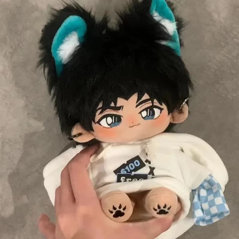 In magazzino senza caratteristiche Monster Sir Plushie Cute Plush 20cm Doll farcito Dress up Cospslay Anime Toy Figure regali di natale LHX