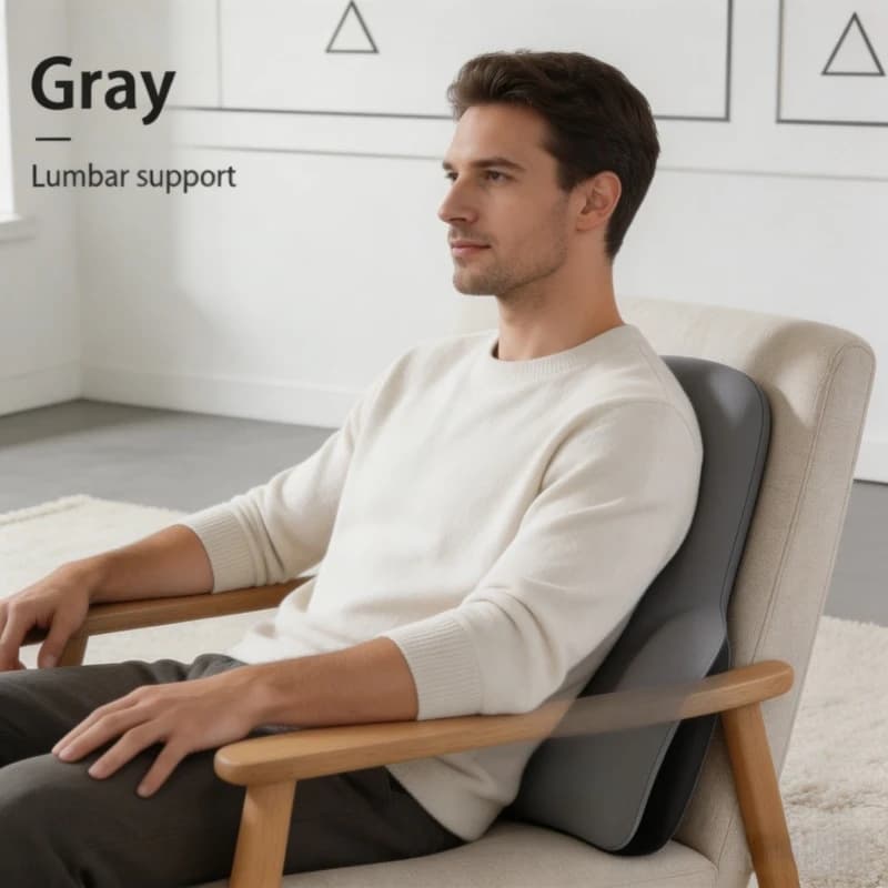 Cuscino per il collo in memory foam per casa e auto, supporto lombare e poggiatesta per la schiena