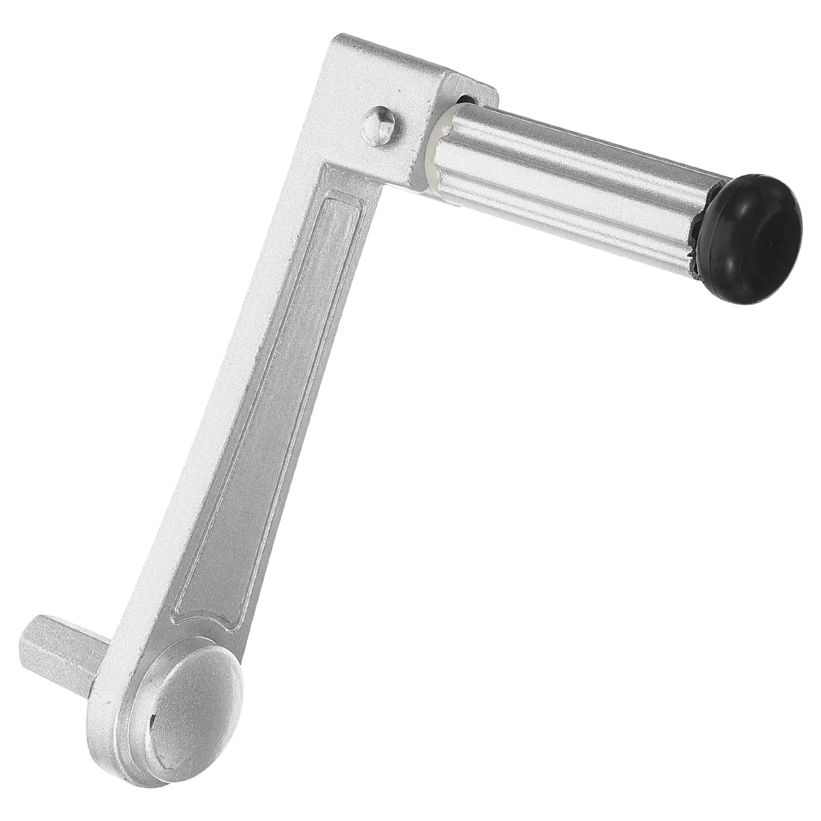 Manovella pieghevole in argento Manovella Accessori Grucce in metallo Forniture Stendino Gancio Manovella Parti di mobili di ricambio