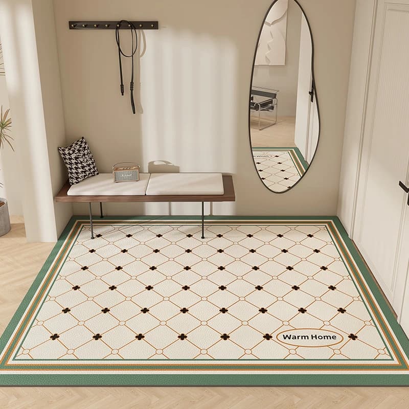 Tappeti per ingresso scrubber in pelle PVC casa ampia Area tappeto per balcone cucina tappeto impermeabile a prova di olio tappeto per la decorazione del soggiorno s