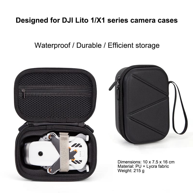 Custodia rigida per DJI Lito 1 X1, impermeabile, antiurto, borsa da viaggio portatile con tracolla