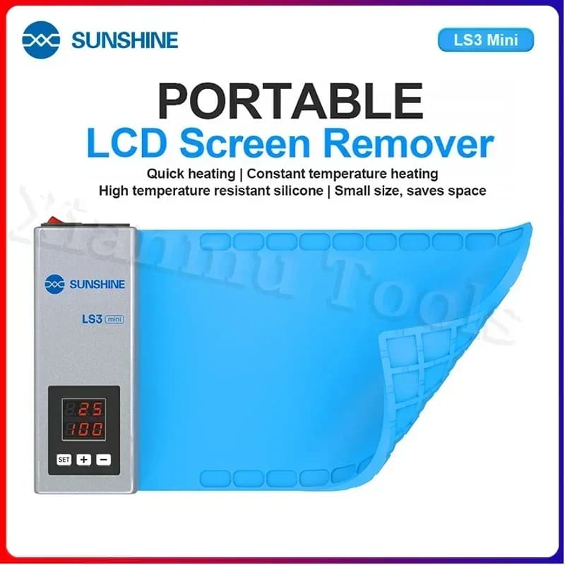 SUNSHINE LS3 mini Cuscinetto separatore per fase di riscaldamento per rimozione schermo LCD inferiore a 10,5 pollici per cuscinetto di separazione per riparazione telefono