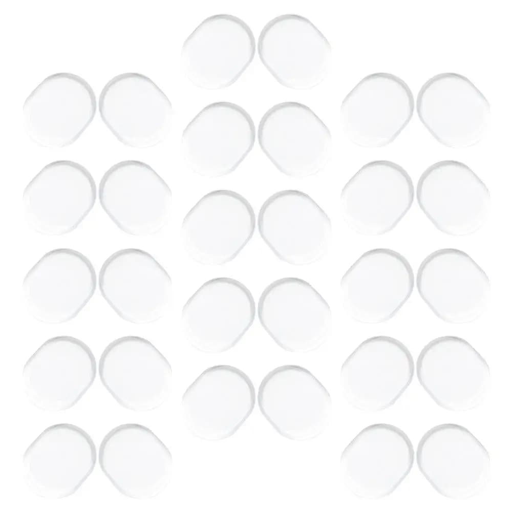 30Pcs Transparent Silicone Drum Damper Pads Tone Control Sound Clarity Enhancement for Live Performance Recording Studio Use