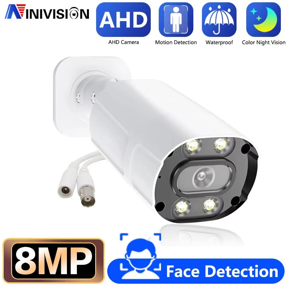 CCTV Street Outdoor 8MP 4K AHD CCTV CCTV Security Kit with E-mail alert for color night vision