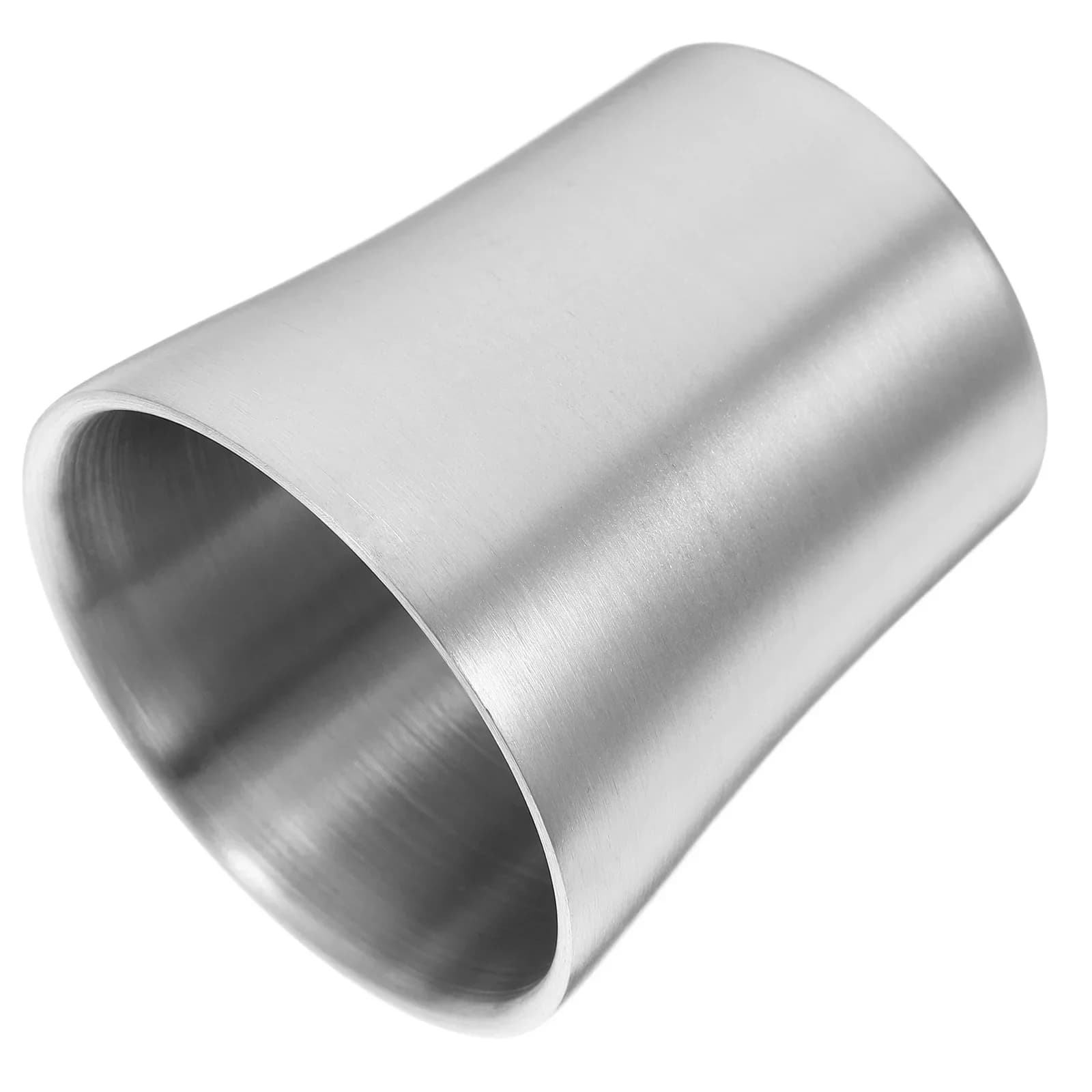 1pc 180 Ml Tazza di Acqua In Acciaio Inox Singolo Strato Tazza Da Viaggio Per Il Campeggio Bagno Portaspazzolino In Metallo Bere Bicchiere