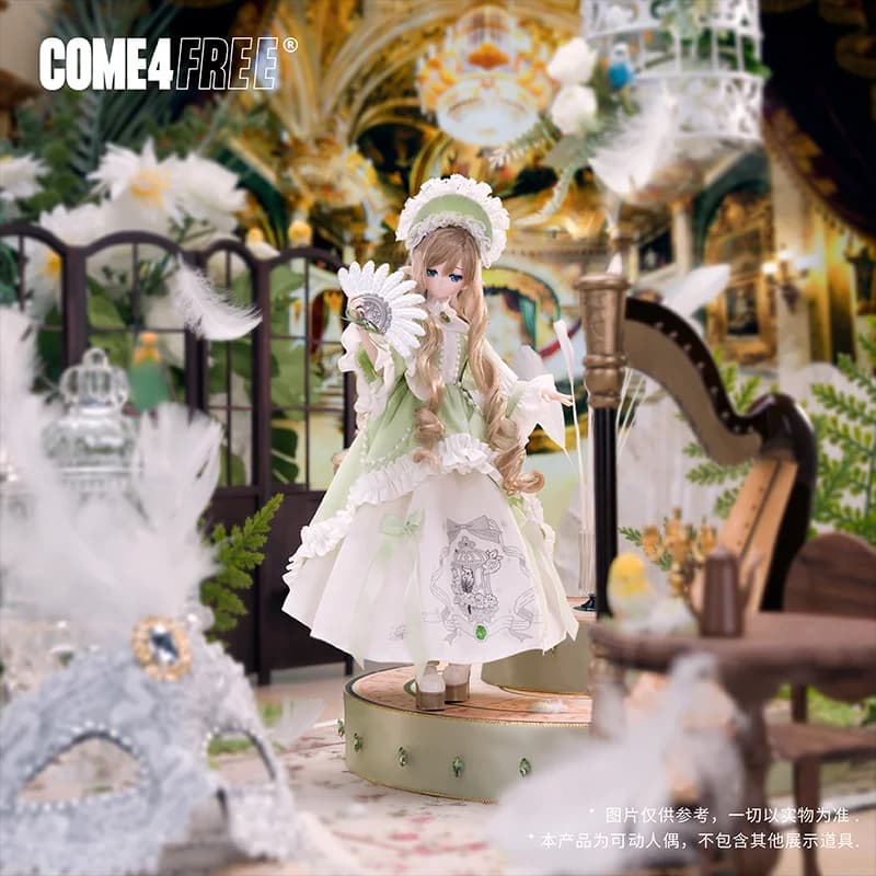 COME4FREE Serie Minty 4 Special, Action Figure BJD in Scala 1/6 con Capelli Infoltiti, Blind Box, Poesia d'Amore di Piume e Nebbia, Regalo da Collezione