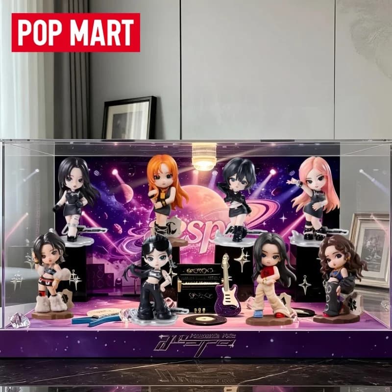 New Arrivals Genuine Pop Mart Aespa Collector'S Series Figure Blind Box Winter Merchandise Ornament Surprise Gift Toys For Fans