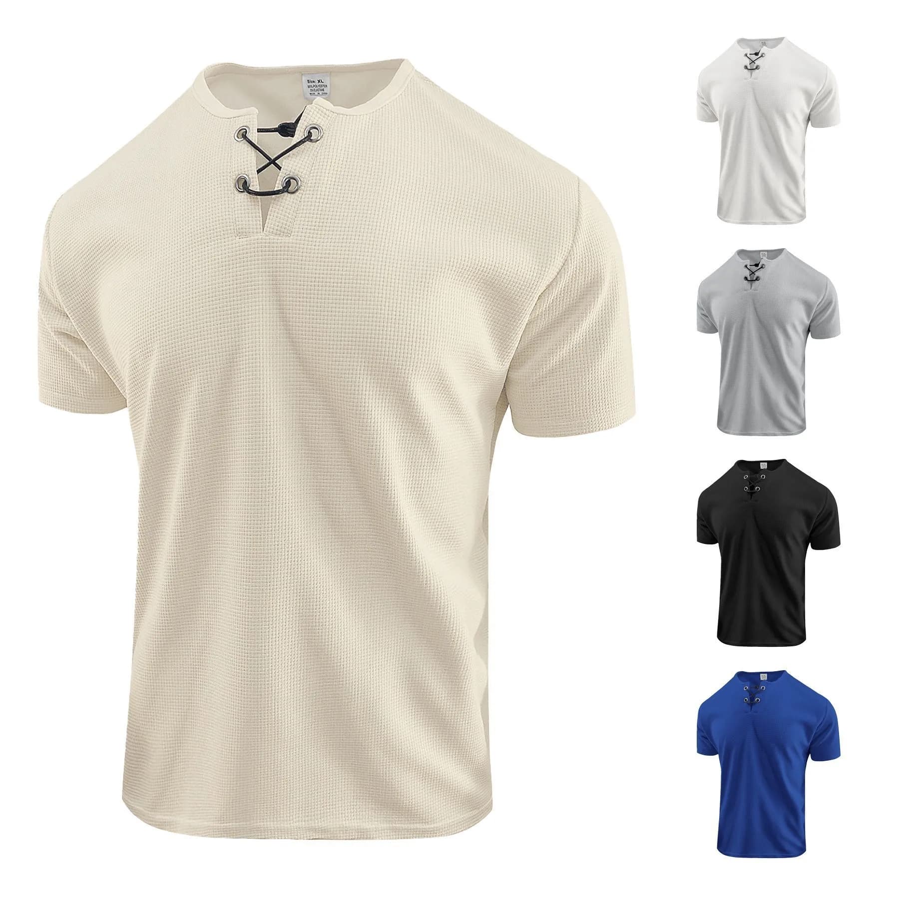 Streetwear Clothing T Shirt Black Crew Neck Mens Loose Fit White Oversized Short Sleeve Tee Gray Solid Color Cotton Tee