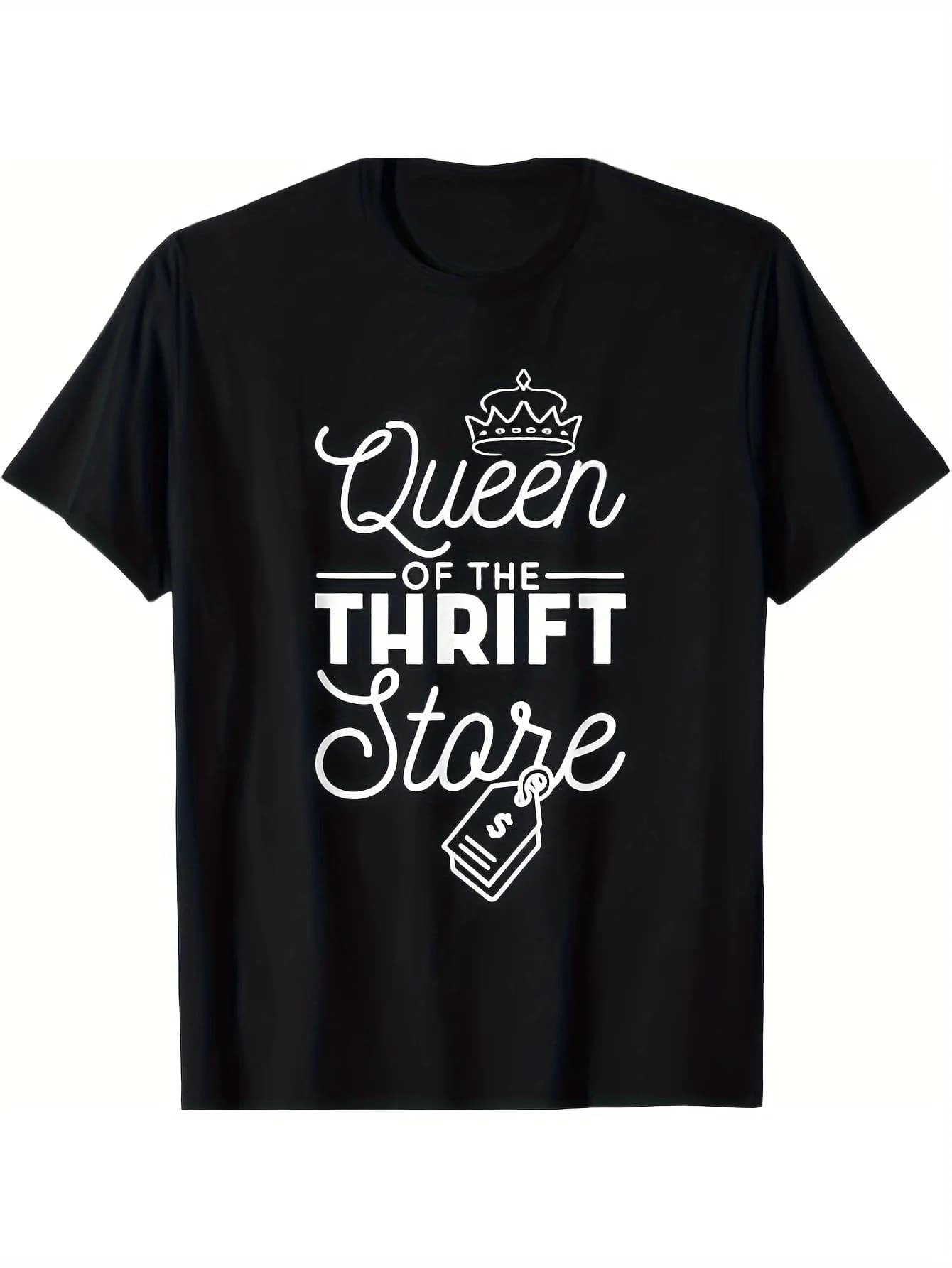 Top Pick 1 pezzo T-shirt Queen of the Thrift Store 180 ~ Te ~