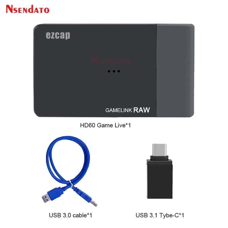 Ezcap321A Game Link Raw 4K HDMI USB 3.0 Scheda di acquisizione video per giochi, adattatore per streaming live e registrazione per XBOX, PS4, fotocamera