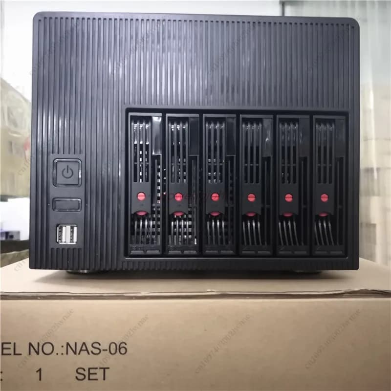 Chassis Vuoto FAI DA TE per Server di Archiviazione IPFS, NAS 6-Bay Hot-Swap
