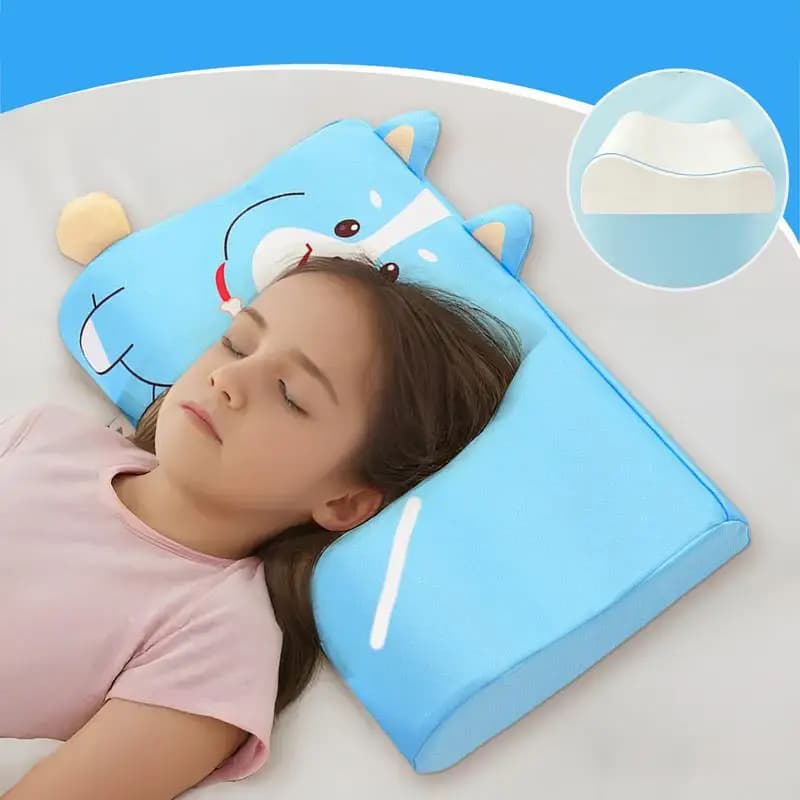 Cuscino per bambini delicato sulla pelle da viaggio ergonomico morbido busta letto cuscino accessori per biancheria da letto per bambini ragazze