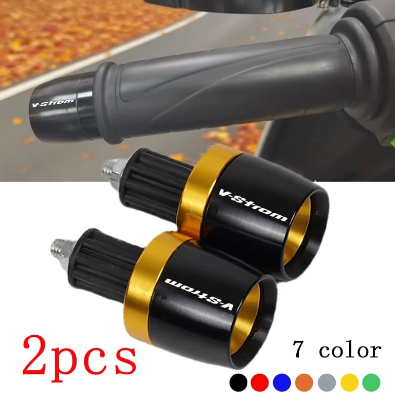 For Suzuki Vstrom 650 1000 V-strom 1050 Xt DL650 DL1000 Dl250 Vstrom650 Motorcycle Handlebar Grips Handle Bar Cap End Plugs