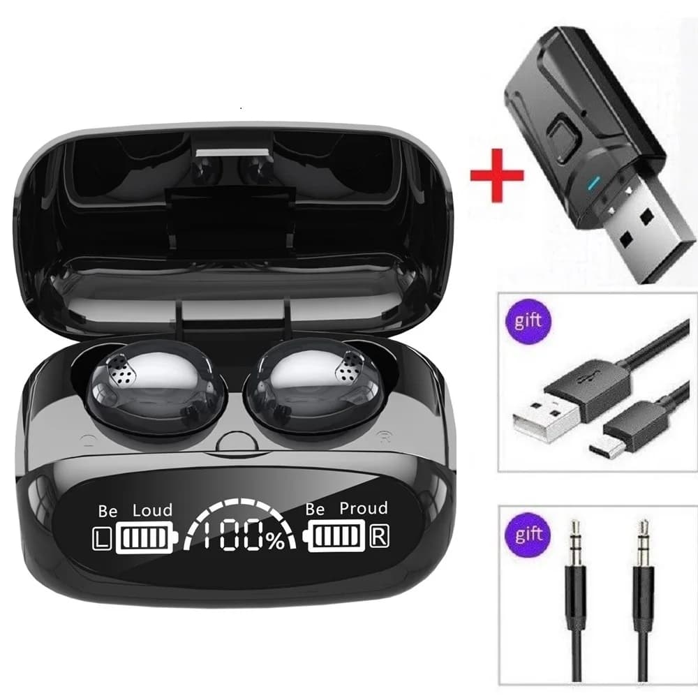 Tws Wireless headset Bluetooth headset 6 hours of playback CVC 8.0 In-ear sports car with microphone USB adapter for TV Portable play