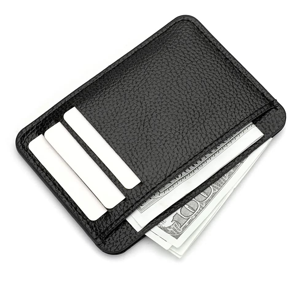 Nuovo Portafoglio Ultra-sottile in Pelle PU, Mini Porta Carte di Credito, Porta Biglietti da Visita Unisex in Colori Vivaci