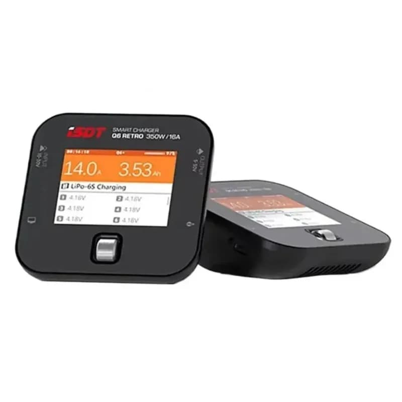Caricabatterie/Scaricabatterie DC ISDT Q6 Retro 350W 16A 2-6S LiPo/LiHv/LiIon Compatto Intelligente a Ricarica Rapida per Batterie di Auto RC e Droni