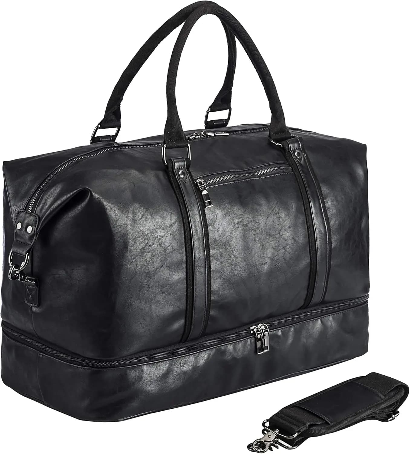 Borsa da viaggio Weekender con scomparto per scarpe, resistente ed elegante per i viaggi