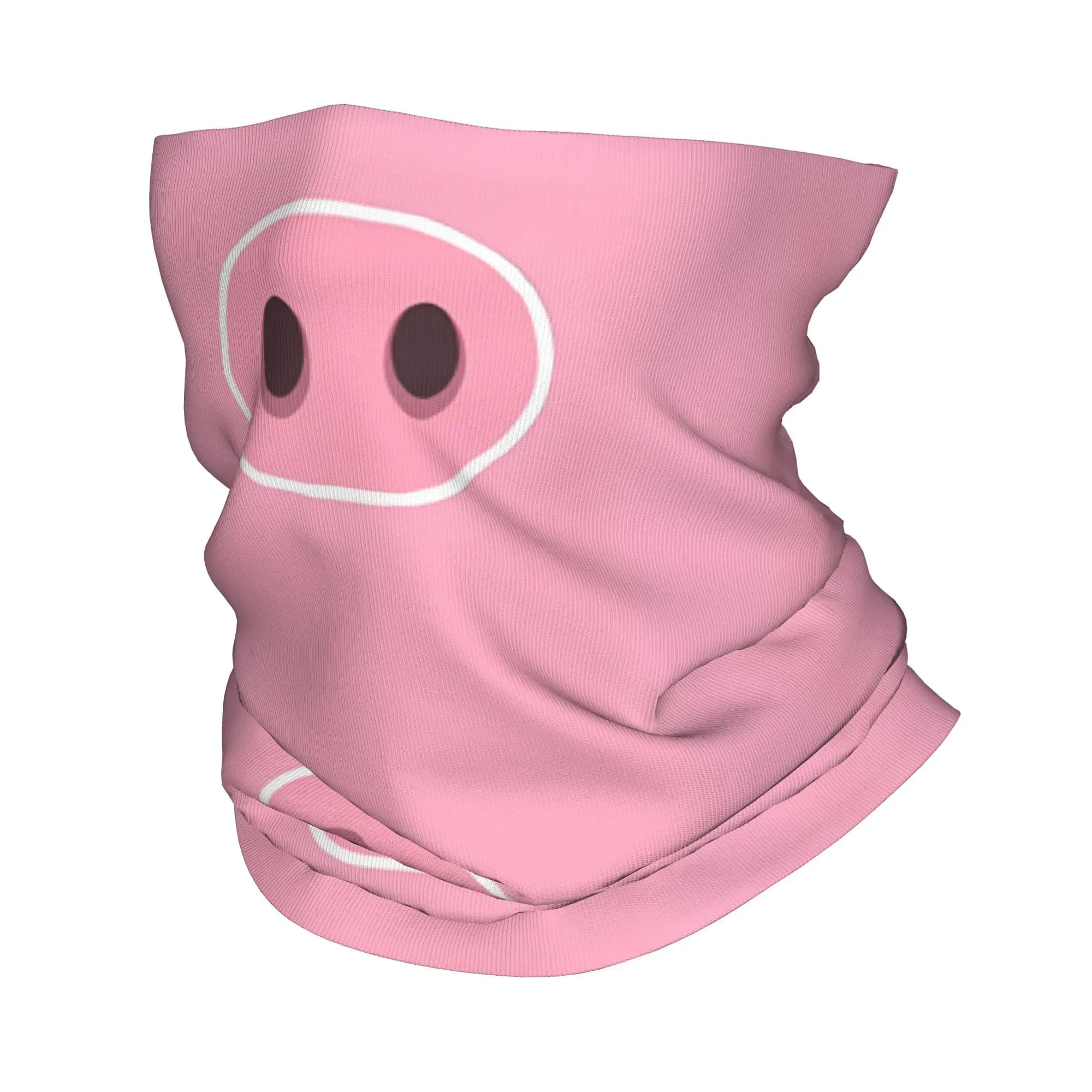 Unisex Multifunction Mask Windproof for Cycling and Riding, Style Piggy Bandana Gaiter Club, with Design Naso by Pig
