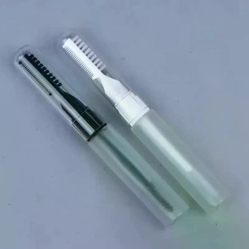 /Kuz/Dual Brush Head Empty Mascara Tube DIY Refillable Eyebrow Gel Bottle Eyelash Elongation Cosmetics Containers Packaging 10ml