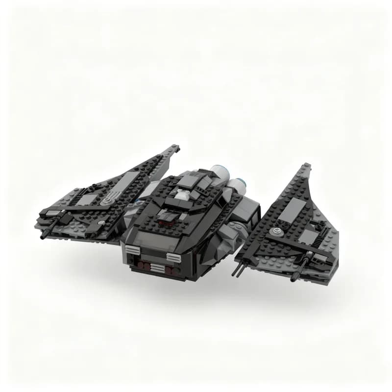 Set di Costruzioni MOC da 624 Pezzi, Modello di Nave da Guerra Stellare, Giocattolo Educativo Creativo DIY, Regalo di Natale