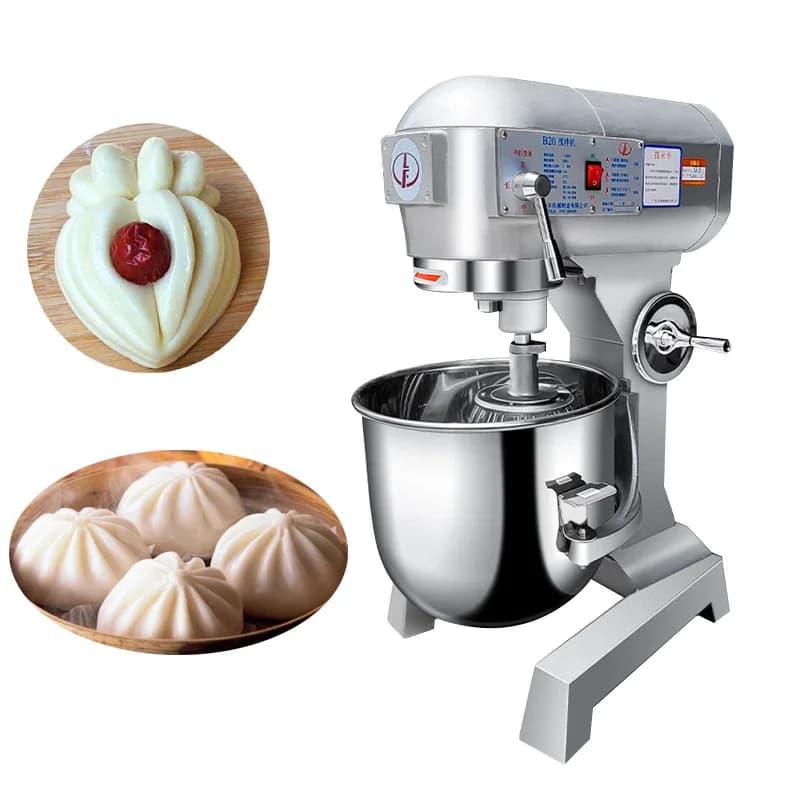 Impastatrice Elettrica 10L 15L 20L 25L 30L, Attrezzatura da Cucina, Robot da Cucina, Macchina per Impastare Farina, Pane, Pasta e Noodles
