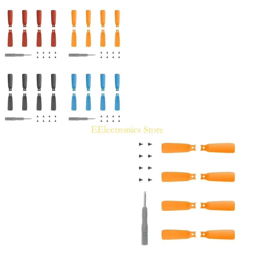 B03C High Strength Plastic Propellers Compatible for Flip Drones Low-Noise Propellers Easy Maintenance and Replacement