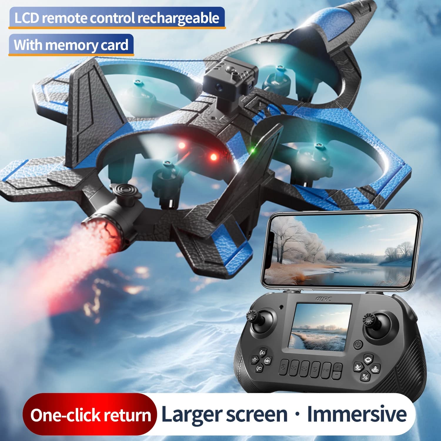 Nuovo elicottero V46 PRO RC con controllo dello schermo 8K doppia fotocamera per evitare ostacoli aereo RC aereo telecomandato giocattoli regalo per ragazzi