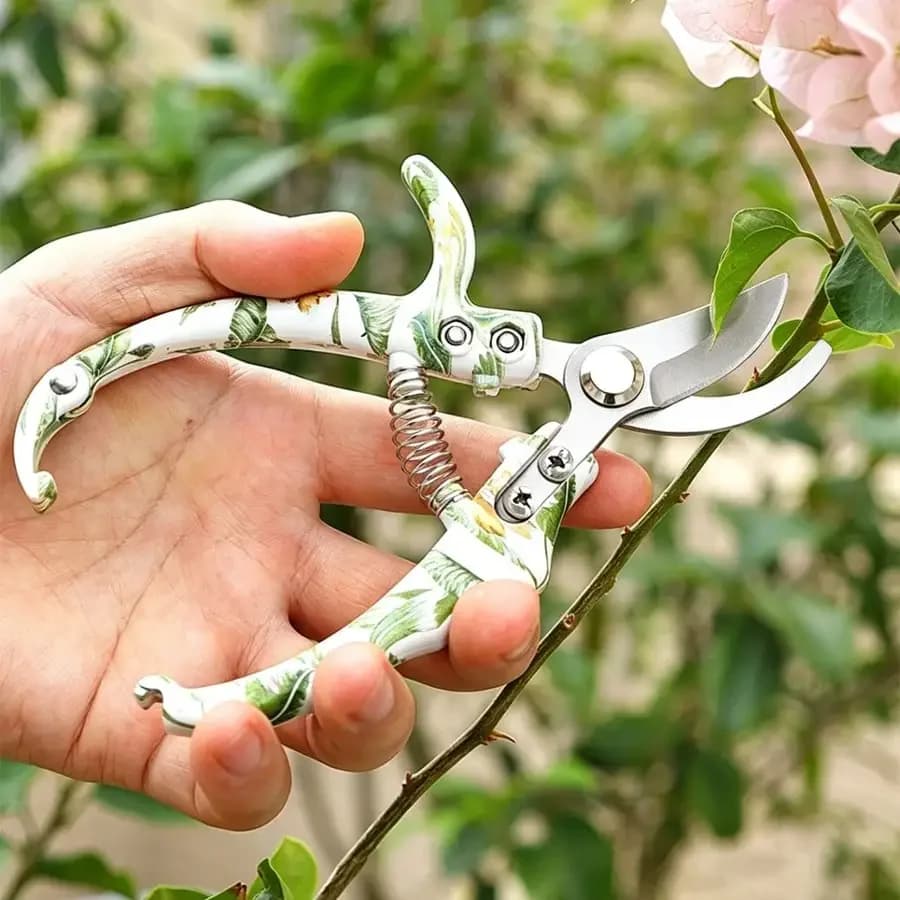 Industrial Steel Multifunction Power Scissors 2026 with Anti-slip Grip, Ideal for Gardening and Potting Coppers