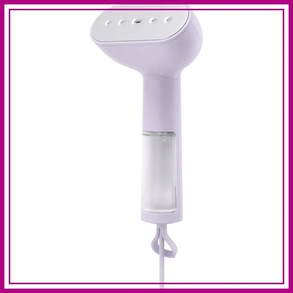 Vaporizzatore Portatile per Vestiti 1200W, 20g/min di Vapore, Riscaldamento Rapido, Vaporizzatore da Viaggio Portatile, Viola