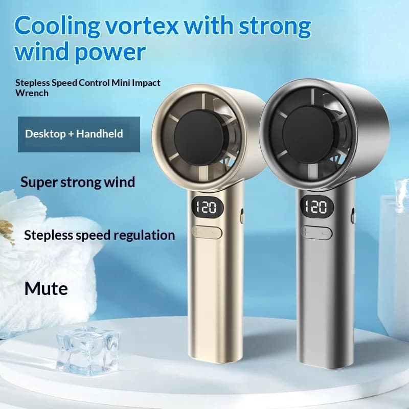 Ventilatore Portatile HOMEFISH Ricaricabile USB ad Alta Velocità per Uso Personale