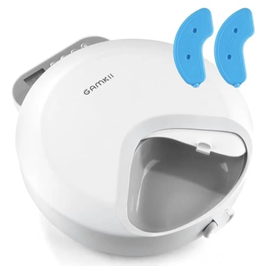 Distributore Automatico di Cibo Umido per Gatti, Alimentato a Batteria, 4 Pasti con 2 Pacchetti di Ghiaccio, Ciotola Digitale Senza Fili per Cibo Fresco per Gatti