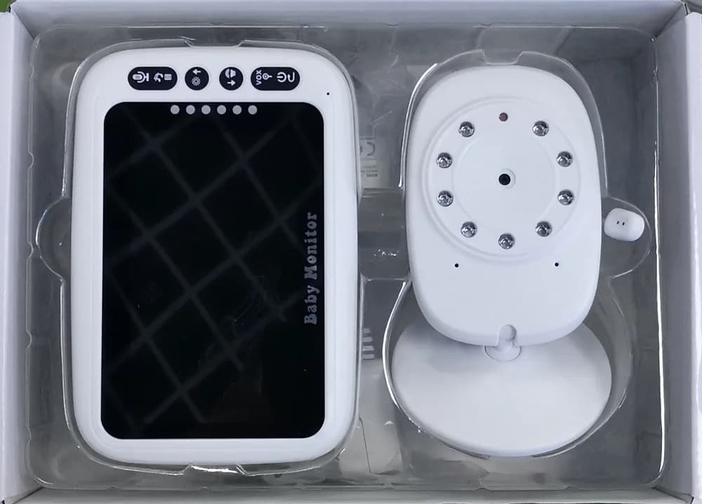 4.3inch LCD Screen Wireless Video Baby Monitor Intercom Baby Nanny Security Camera VOX Mode Temperature Monitoring Babysitter