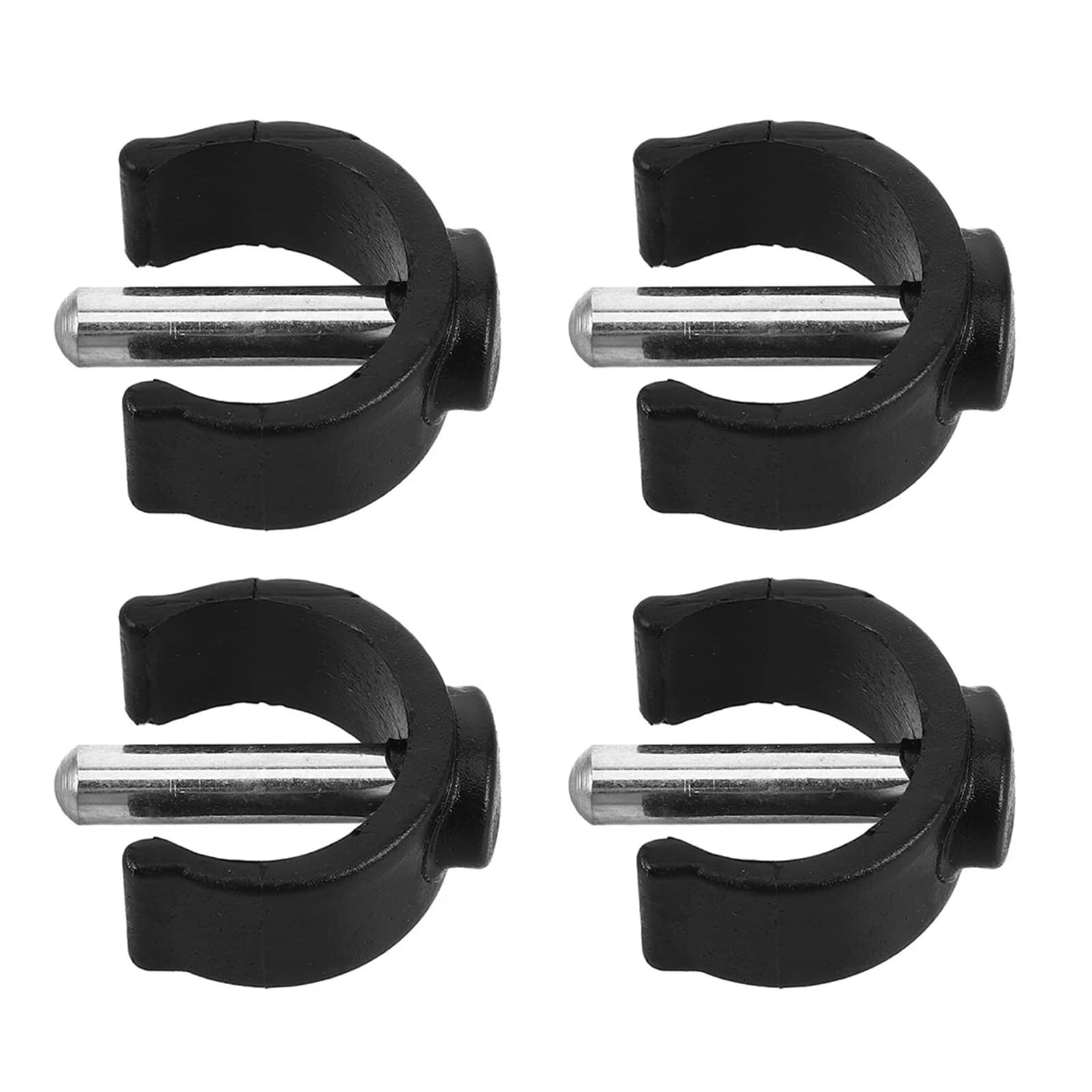4 pieces of accessories for stable walking rods ABS steel barrel clip spare parts for wheelchairs with women's hand tripod