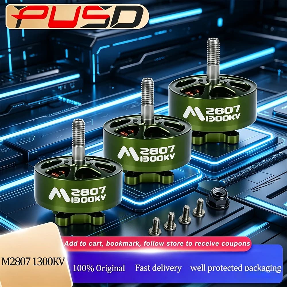 4pcs FLASHHOBBY Mars M2807 1300KV Brushless Motor 3-6S LiPo for FPV Freestyle 7inch Long Range Drones DIY Parts