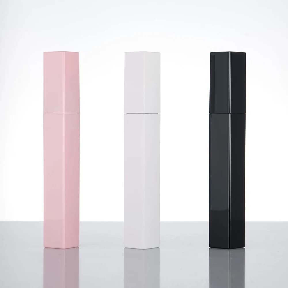 Custom Mascara Private Label Vegan Smudge-free Quick Dry Natural Long Lasting Waterproof Curling Makeup Wholesale Pink Tube