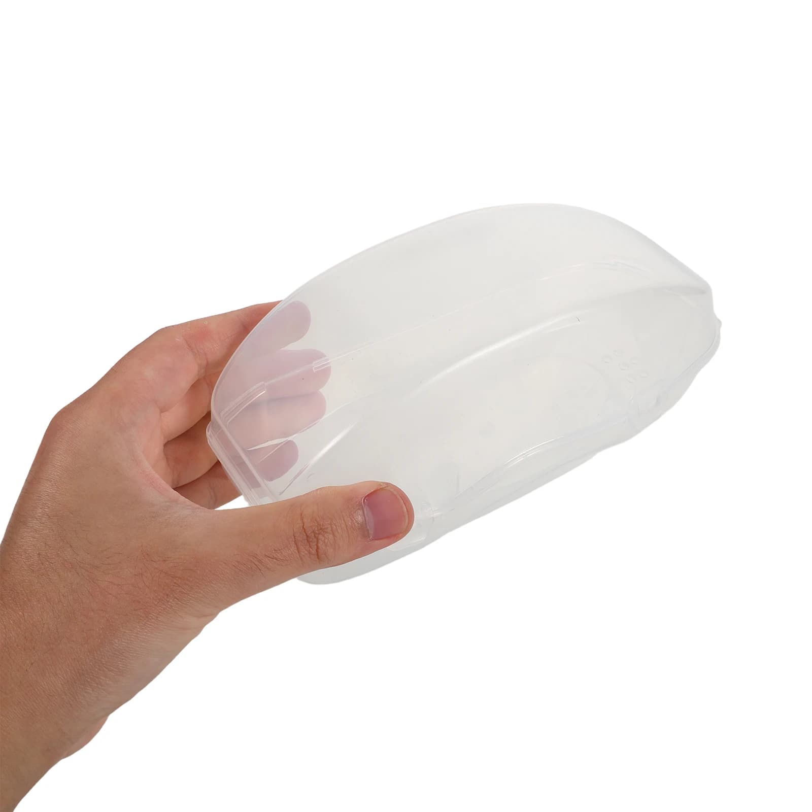 3 piece swim glasses case, transparent compact protection for swimming glasses, skiing, underwater, storage box, essential for travel